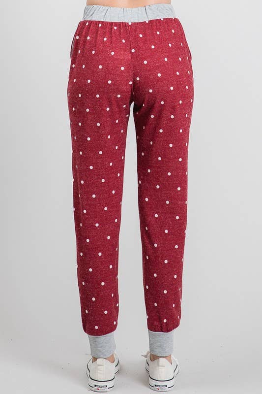 The Maggie Joggers / BURGUNDY