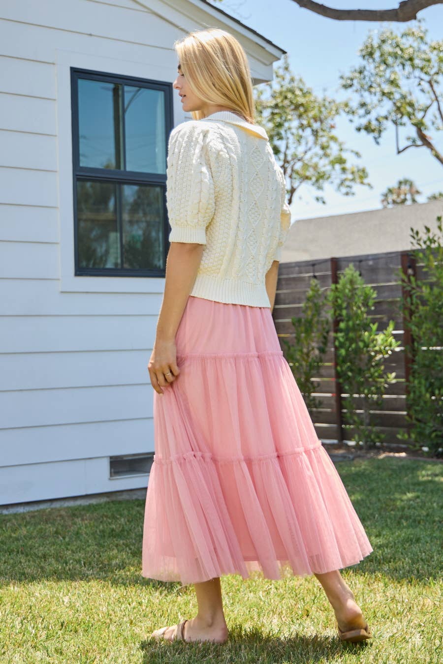 The Tiffany Maxi Skirt: Mauve