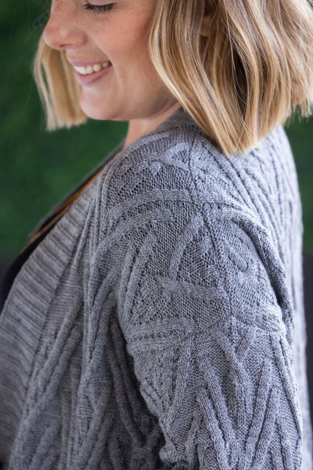 The Brooks Cardigan- Grey