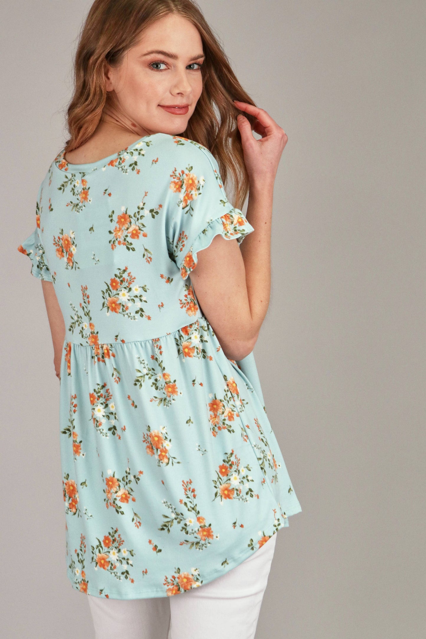 The Emma Top - Robins Egg