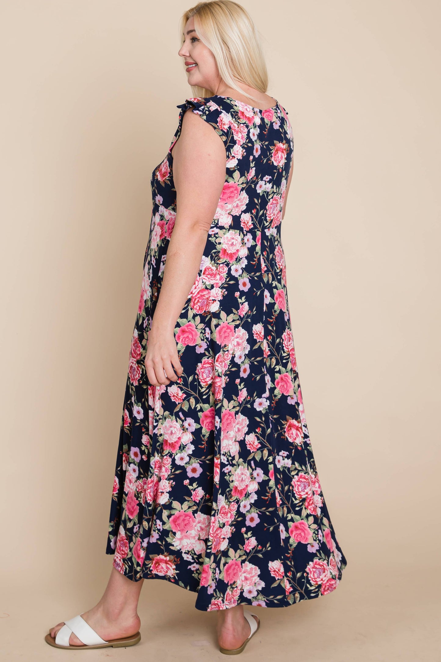 The June Dress - Navy Blue