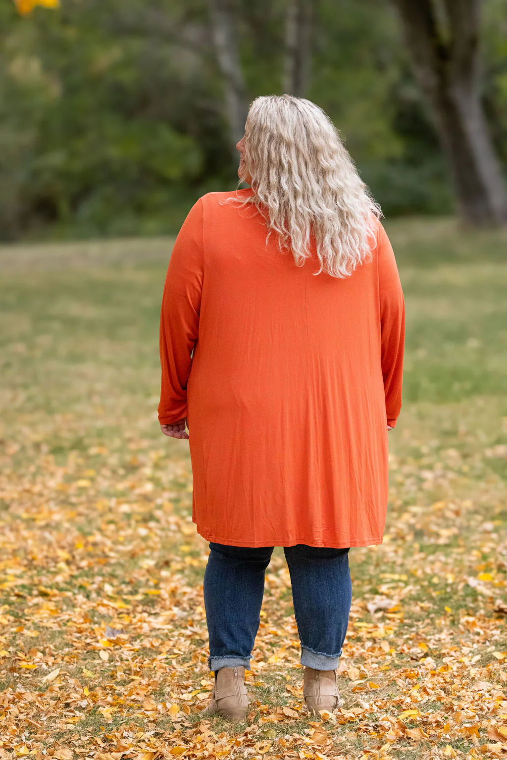 The Pamela Cardigan- Pumpkin