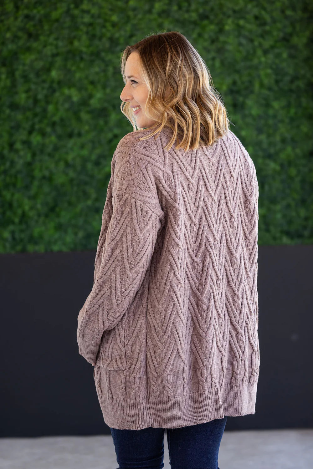 The Brooks Cardigan- Mocha
