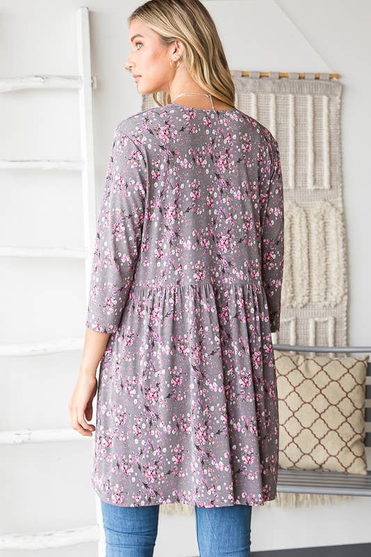 The Elizabeth Cardigan- Floral