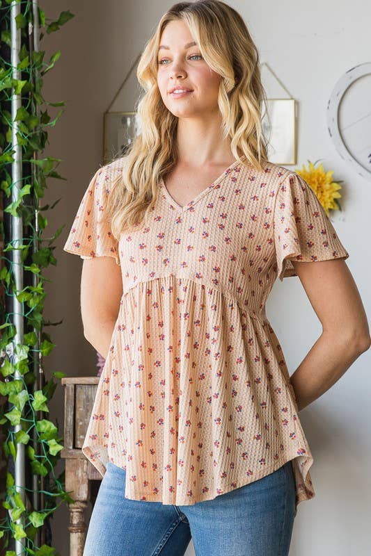 The Laura Top - Taupe