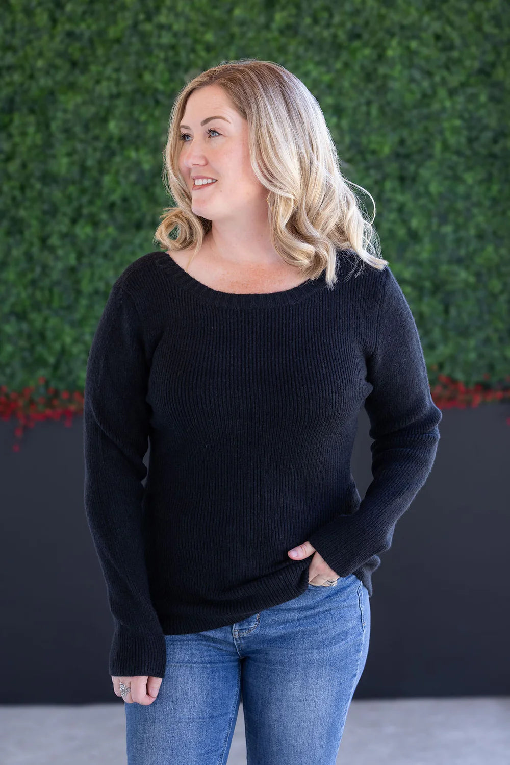 The Bridget Sweater- Black