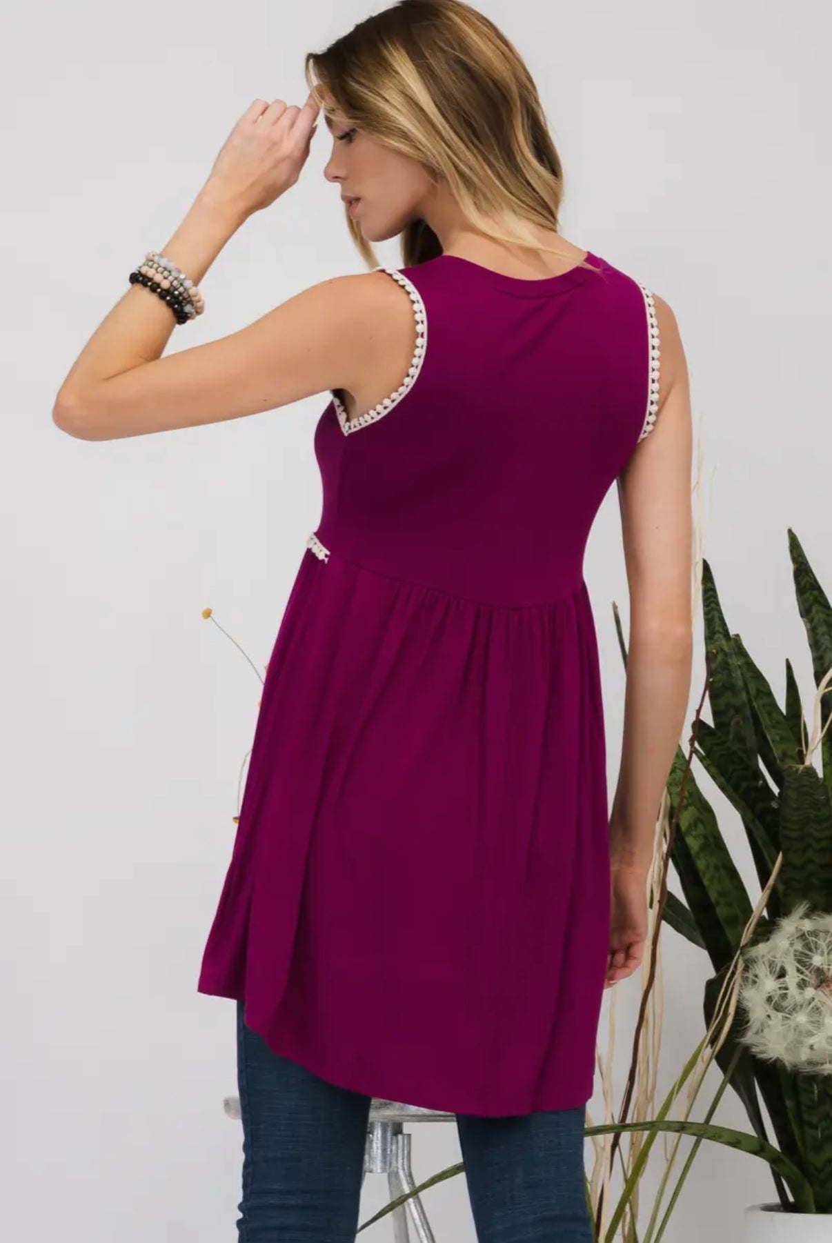 The Tammy Tank- Magenta