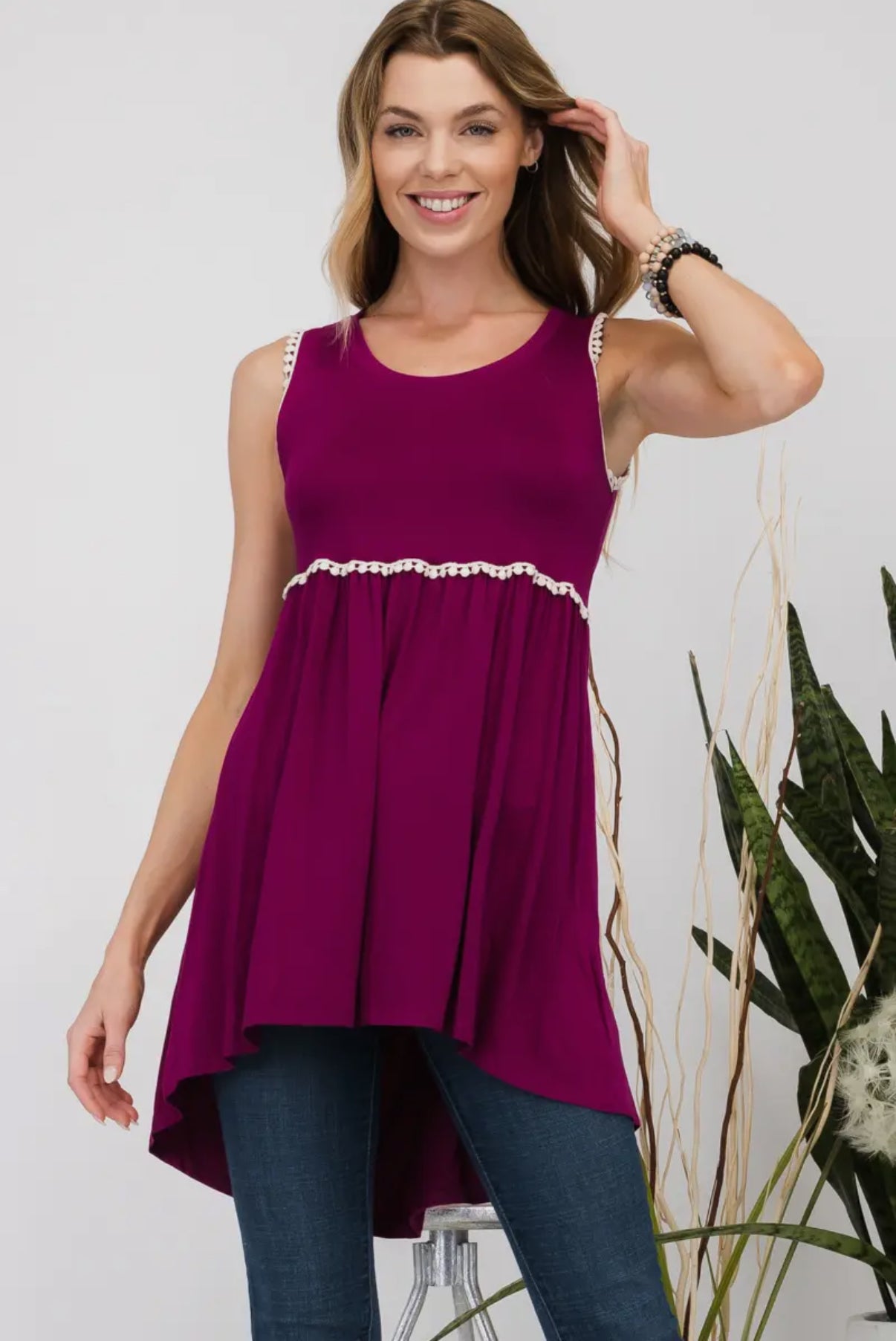 The Tammy Tank- Magenta