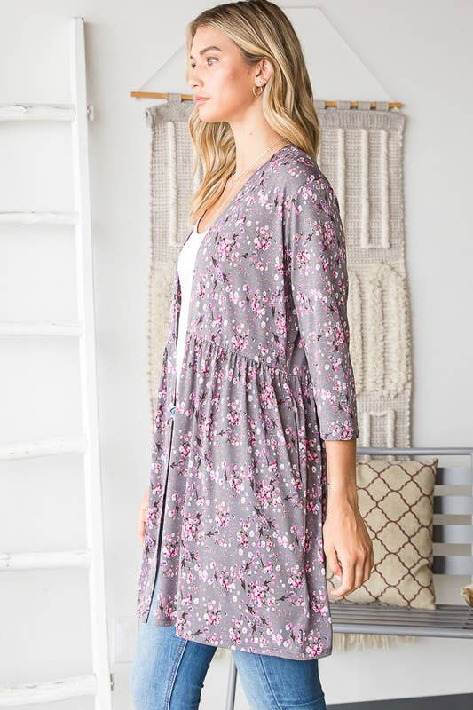 The Elizabeth Cardigan- Floral