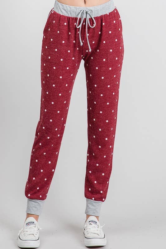 The Maggie Joggers / BURGUNDY