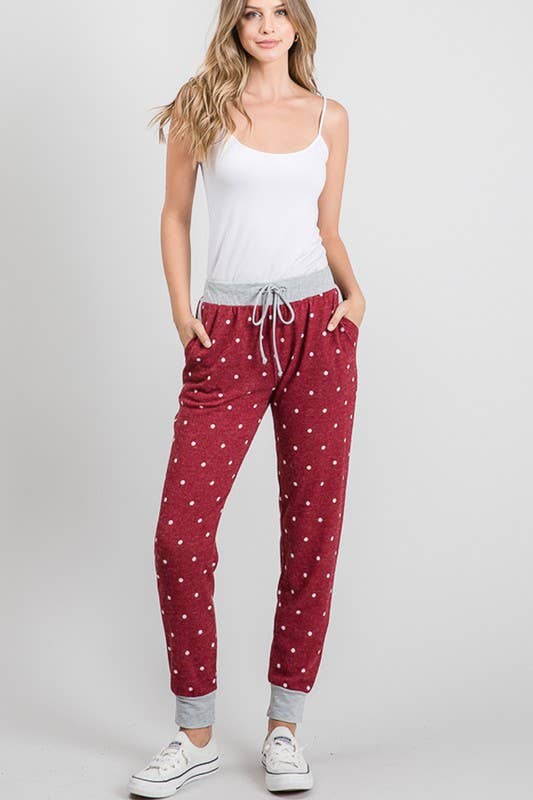 The Maggie Joggers / BURGUNDY
