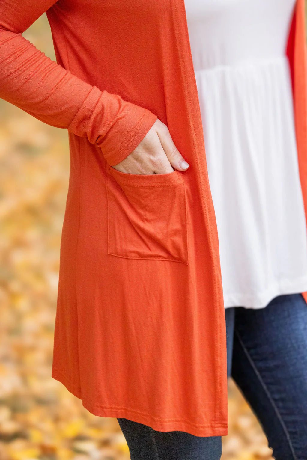 The Pamela Cardigan- Pumpkin