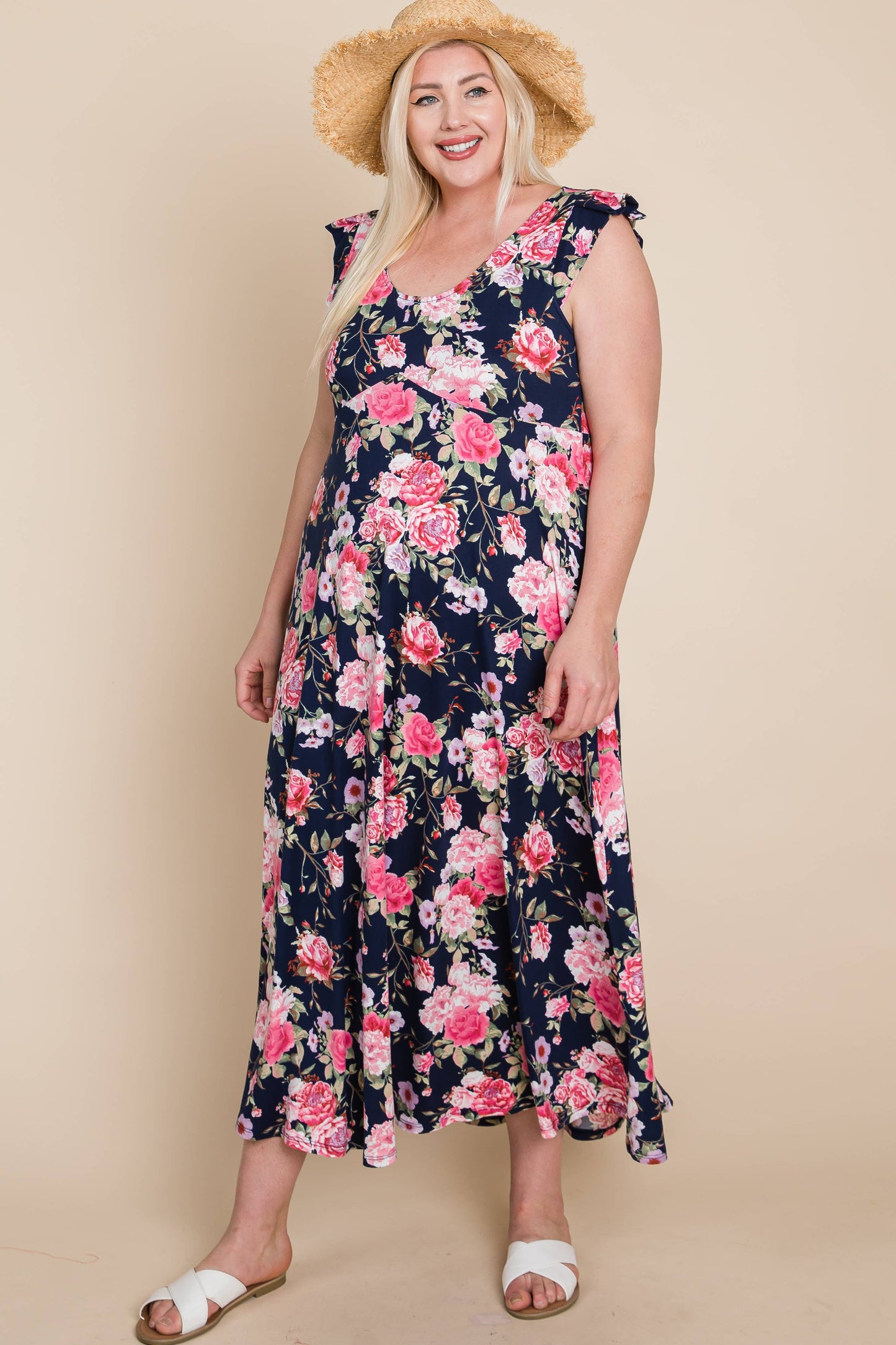 The June Dress - Navy Blue