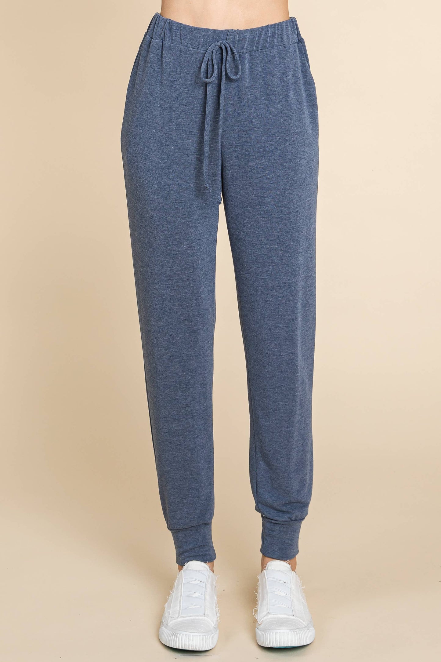 The Terry Joggers: Denim Blue