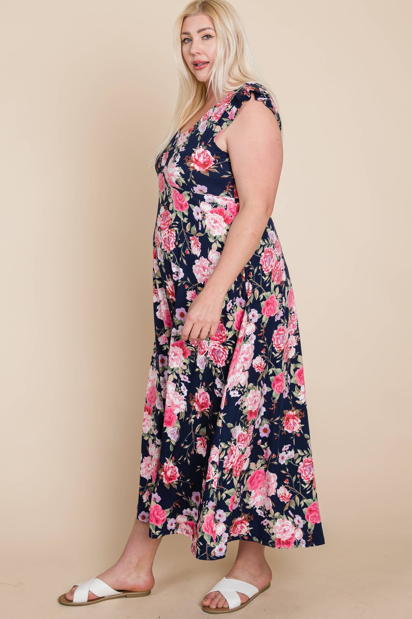 The June Dress - Navy Blue