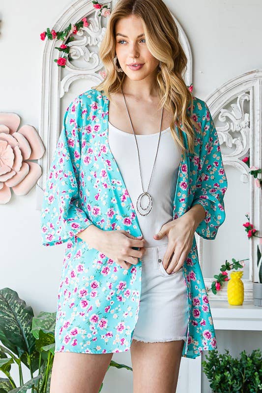 The Cassie Cardigan - Lt Blue