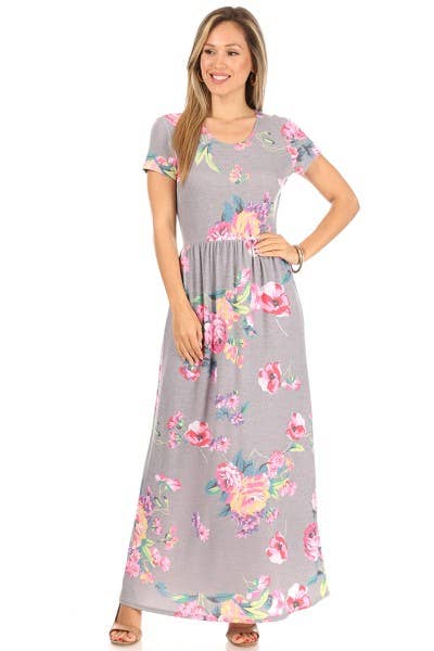 The Aribella Maxi Dress: Floral