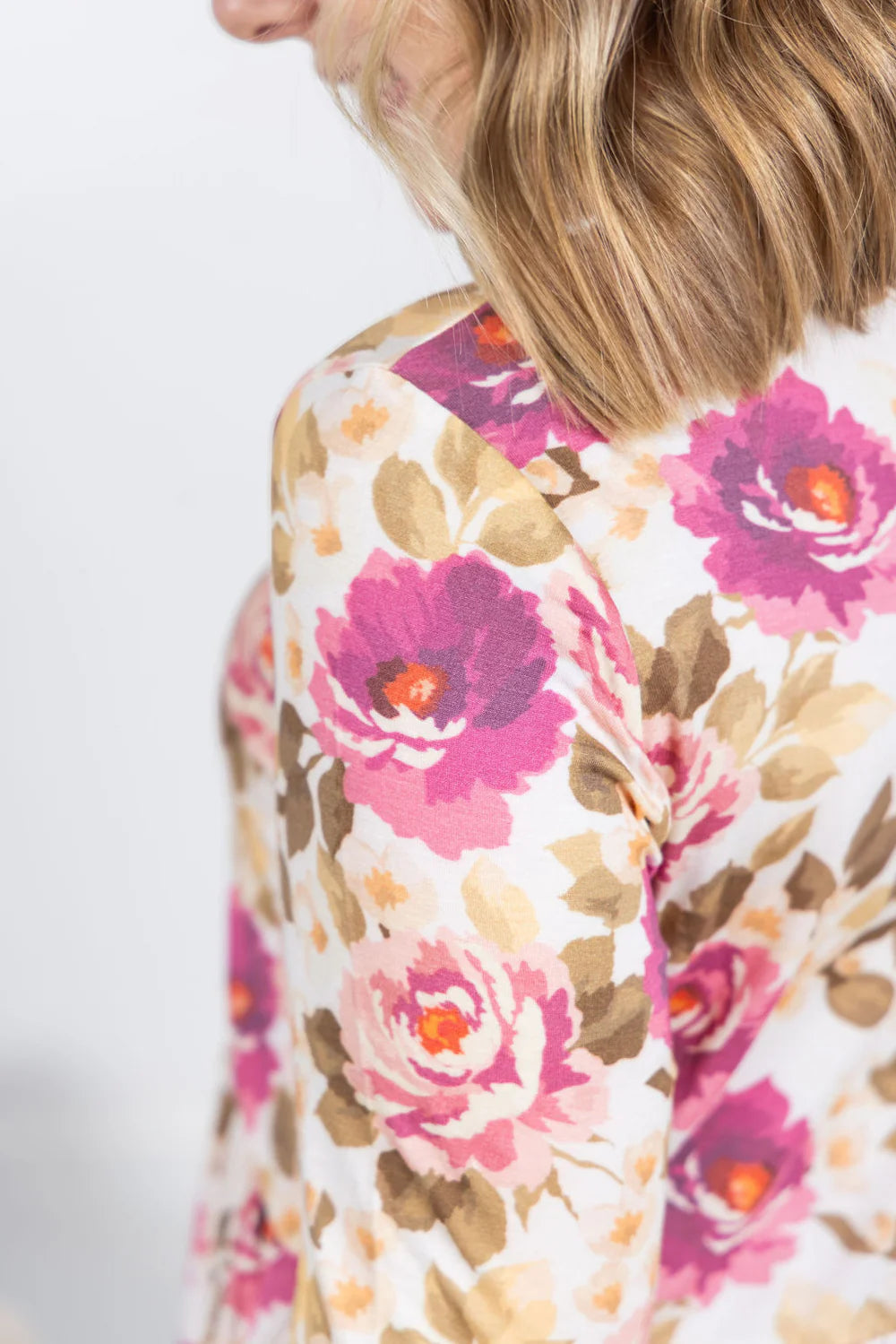 The Sarah Ruffle Top - Long Sleeve