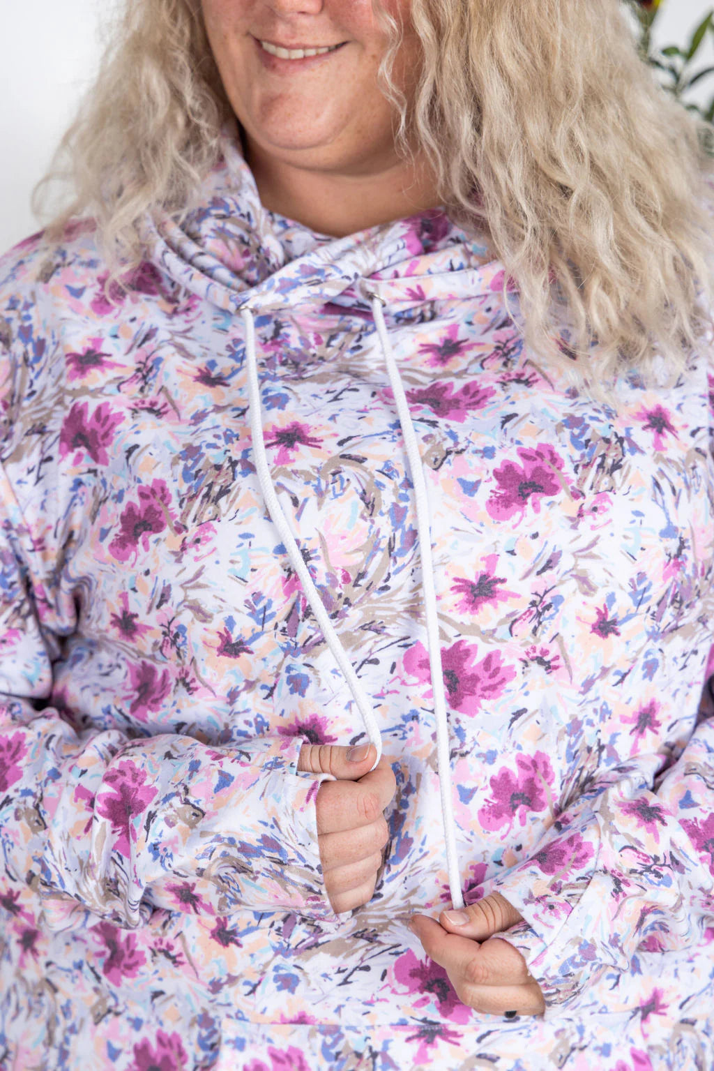 The Ashley Hoodie -Floral