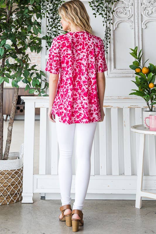 The Alyssa Top-Hot Pink