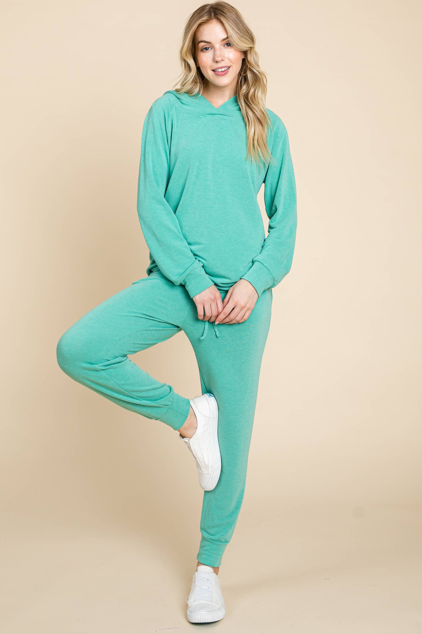 The Terry Joggers: Denim Blue