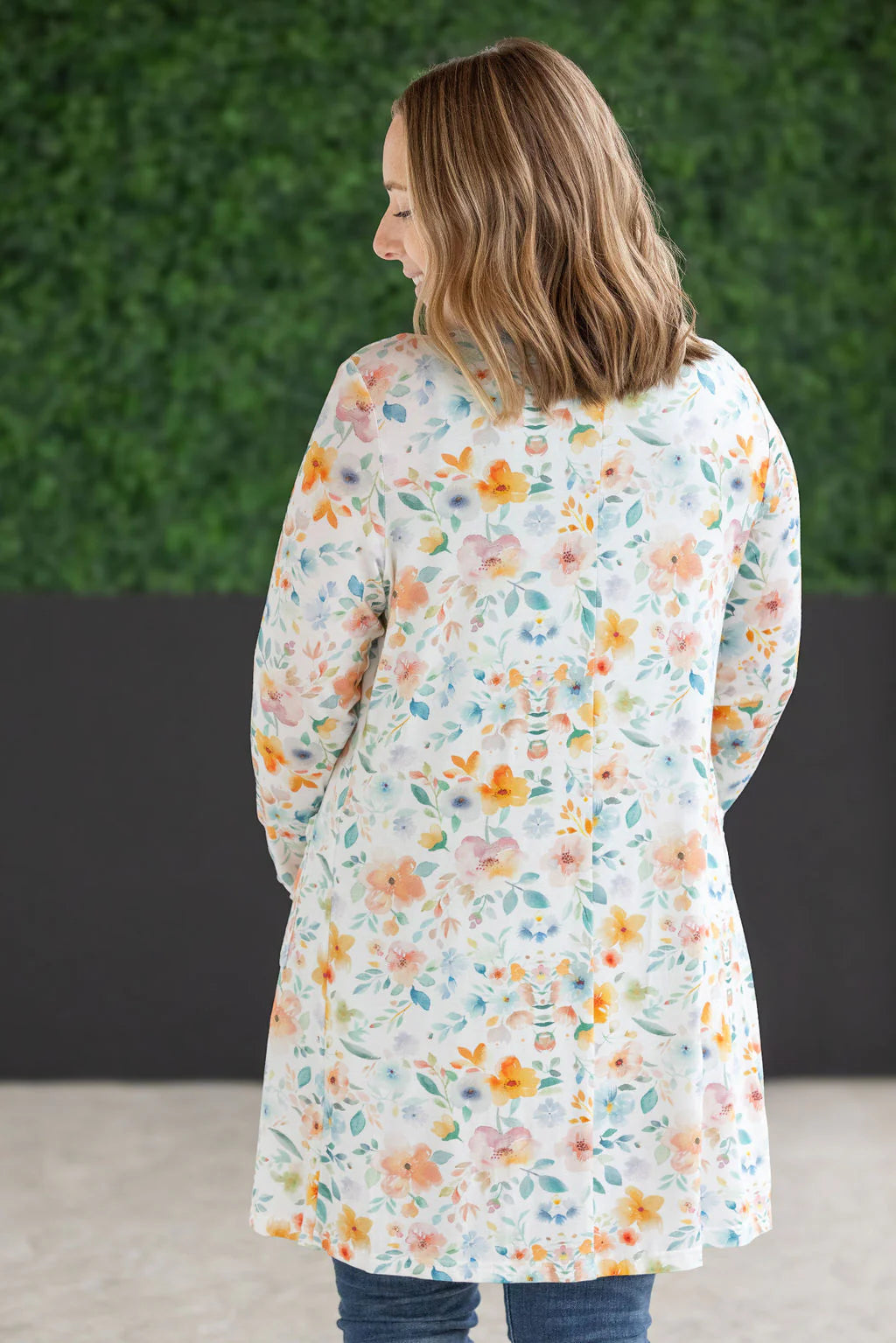 The Trudy Classic Cardigan-Floral