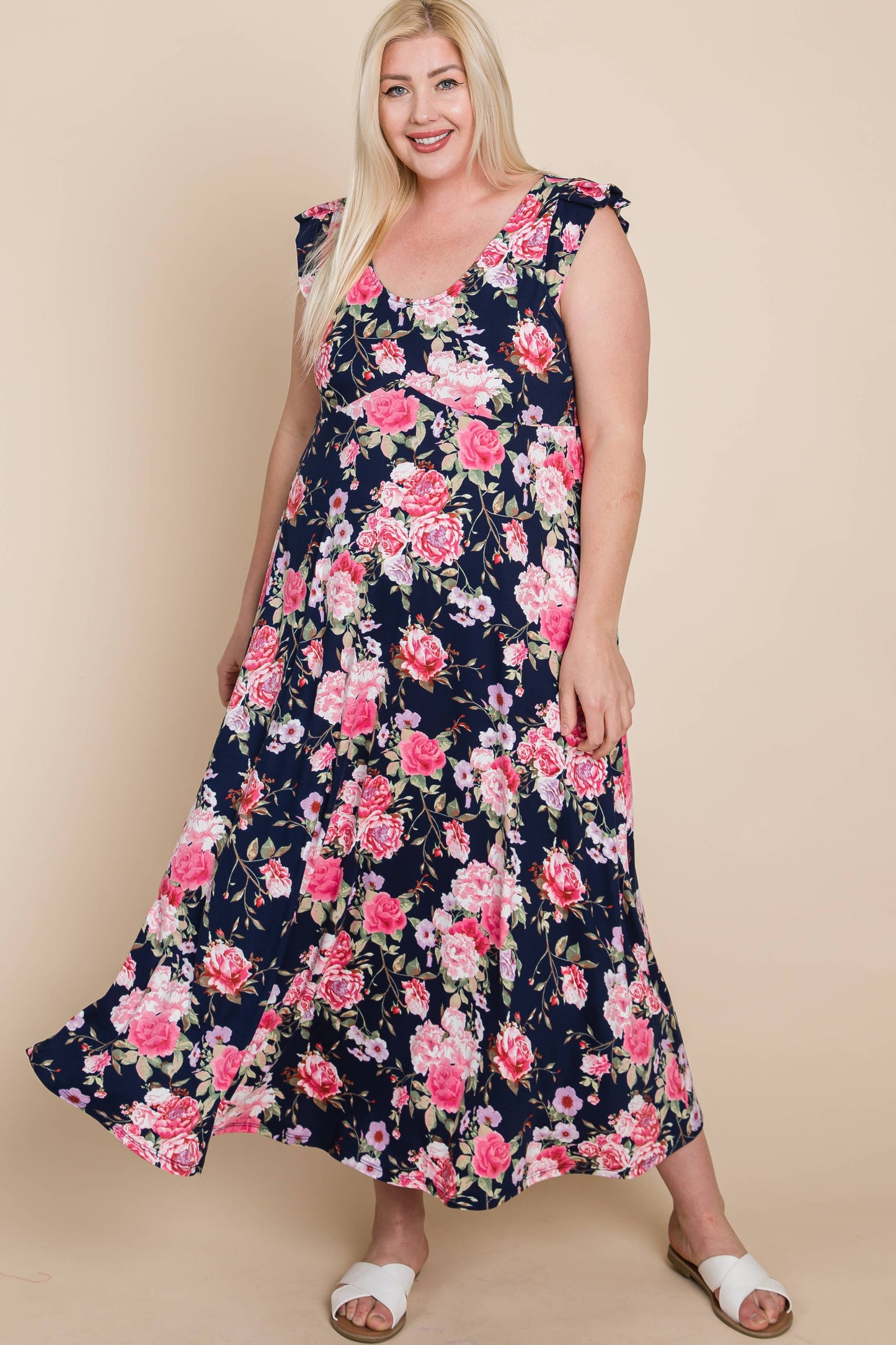 The June Dress - Navy Blue