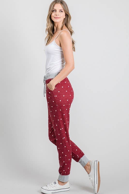 The Maggie Joggers / BURGUNDY