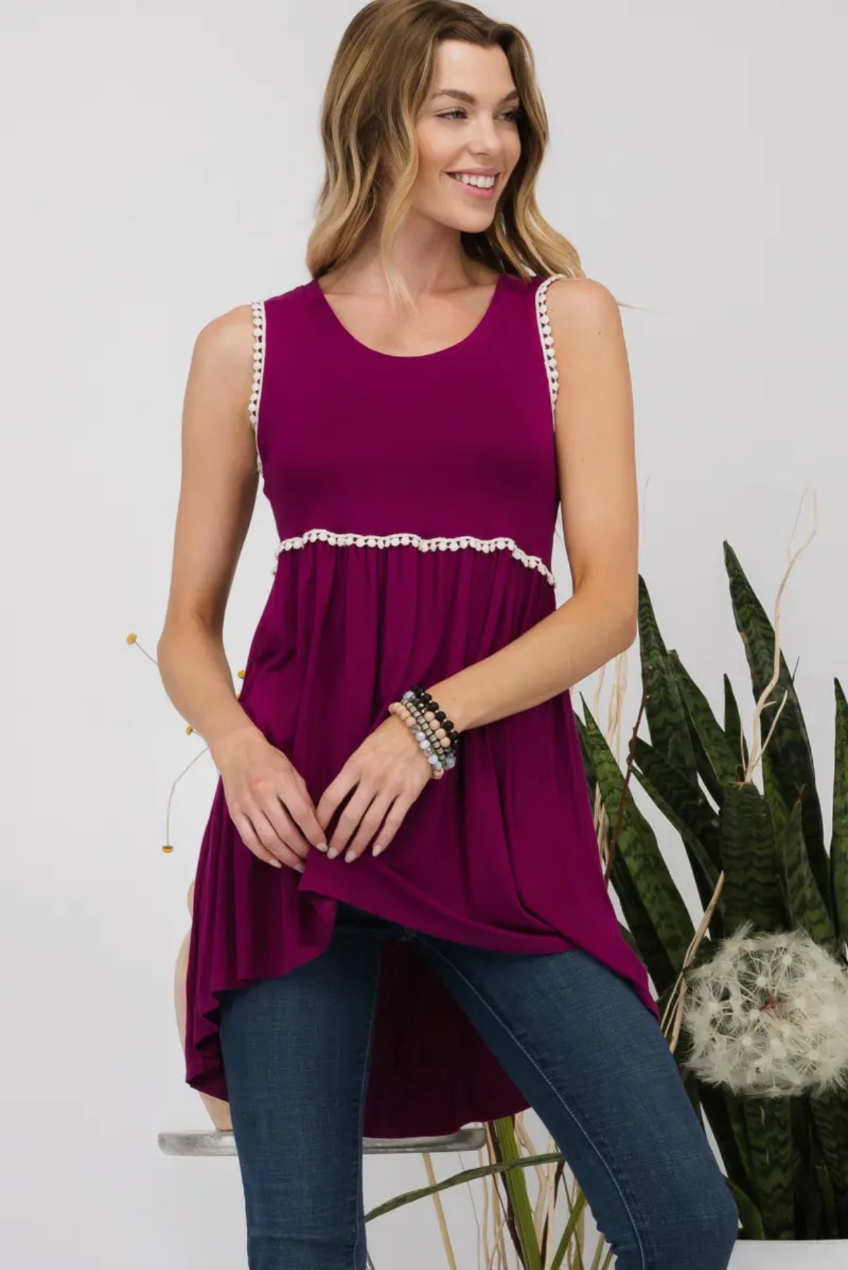 The Tammy Tank- Magenta