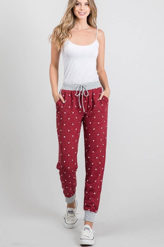 The Maggie Joggers / BURGUNDY