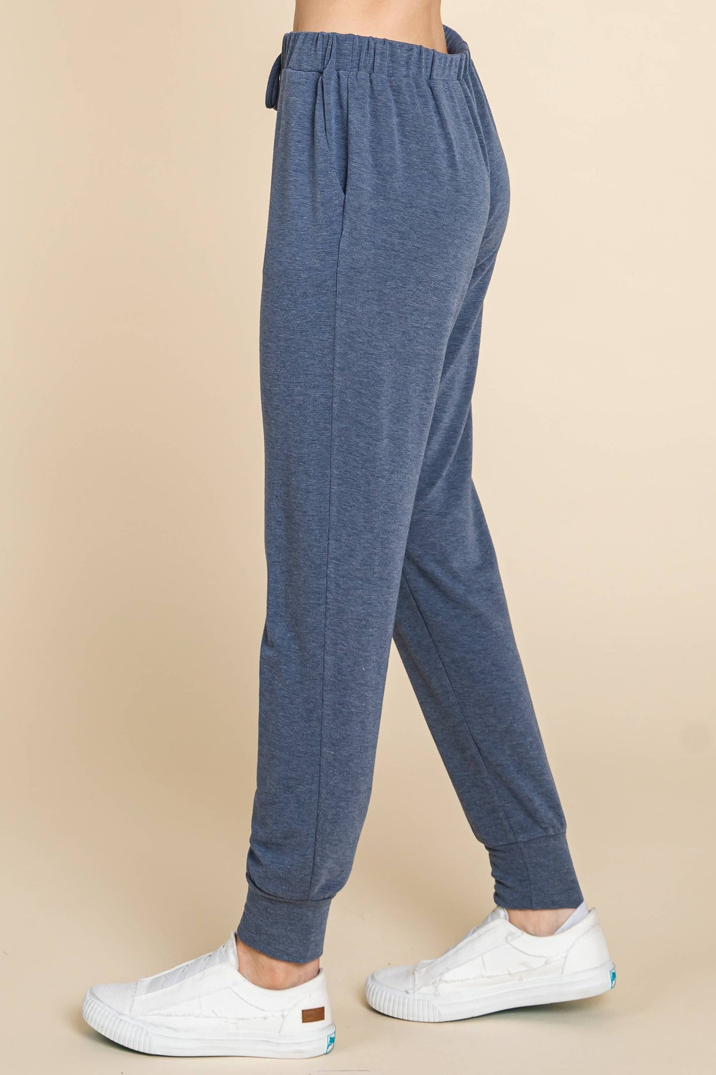 The Terry Joggers: Denim Blue