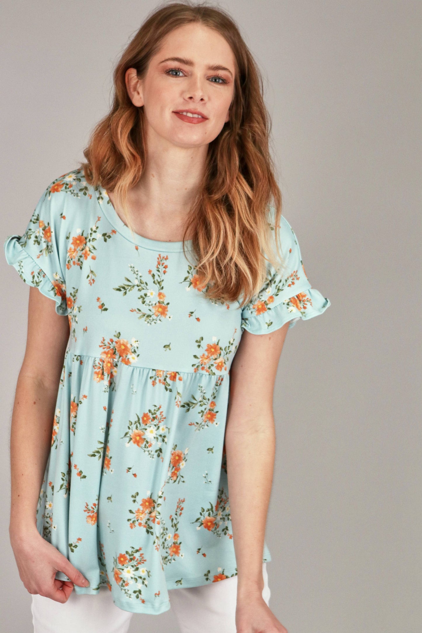 The Emma Top - Robins Egg