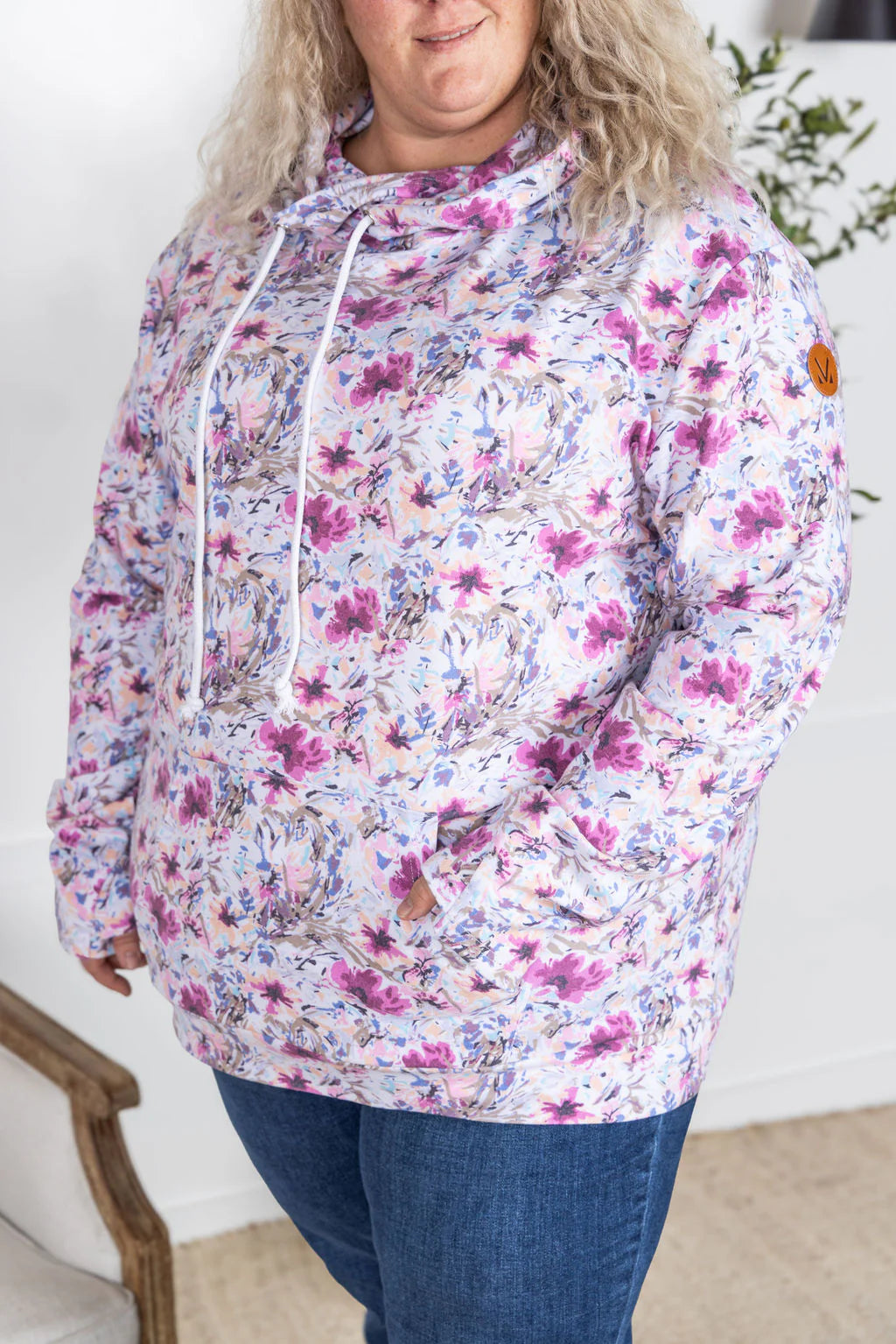 The Ashley Hoodie -Floral