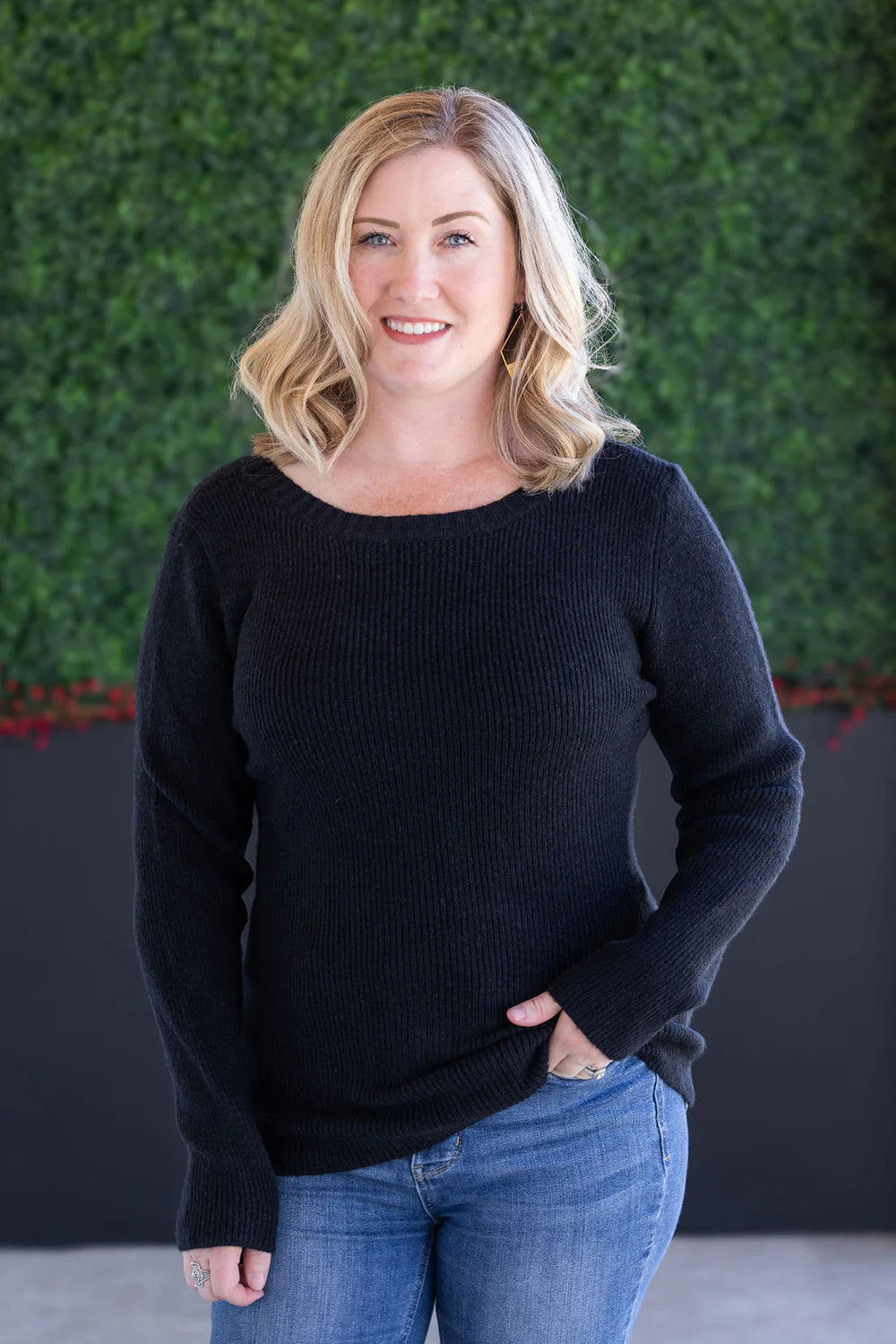 The Bridget Sweater- Black