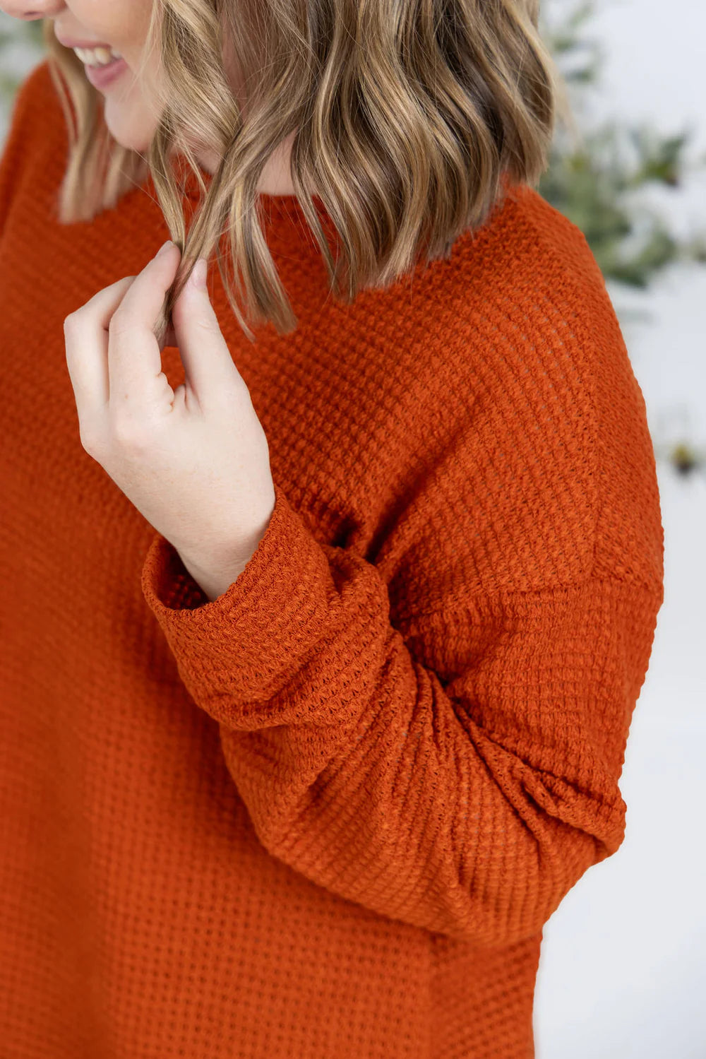 The Raelyn Top-Pumpkin