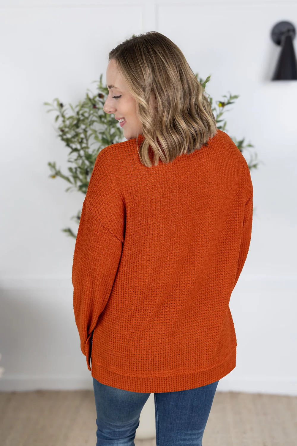The Raelyn Top-Pumpkin