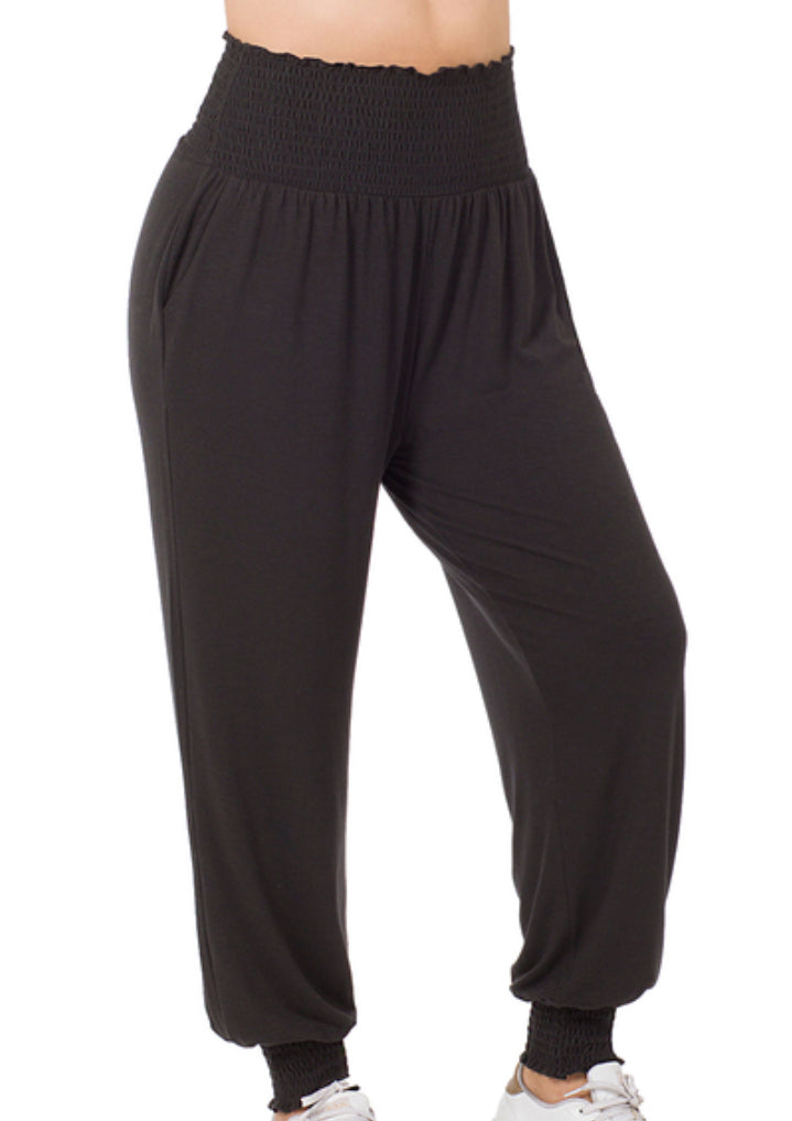 The Cherry Blossom- joggers- black