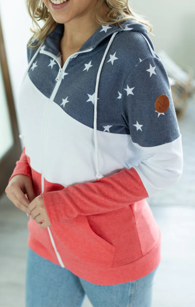 The Sarah Hoodie - Full Zipper