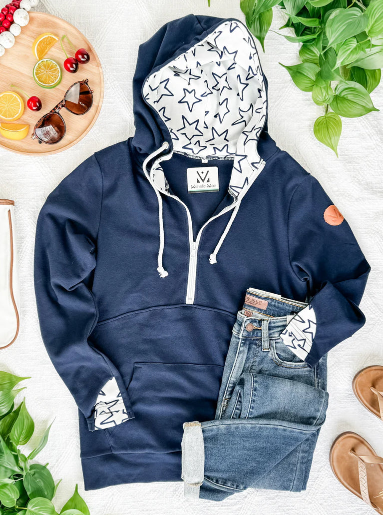 The Liberty Hoodie -Navy