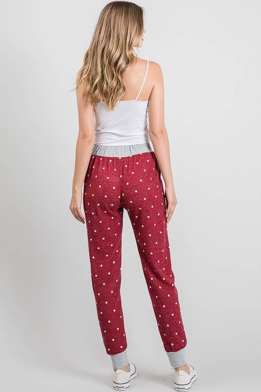 The Maggie Joggers / BURGUNDY