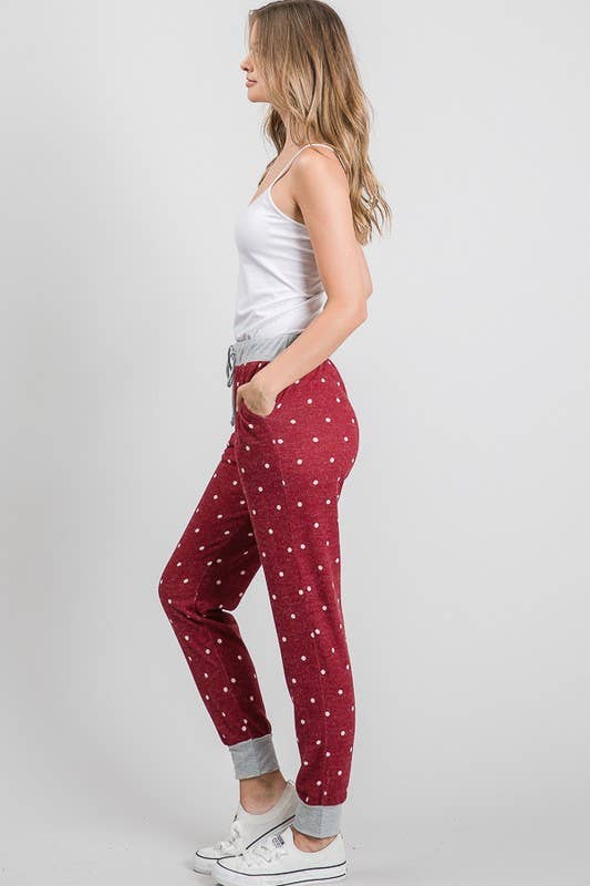 The Maggie Joggers / BURGUNDY