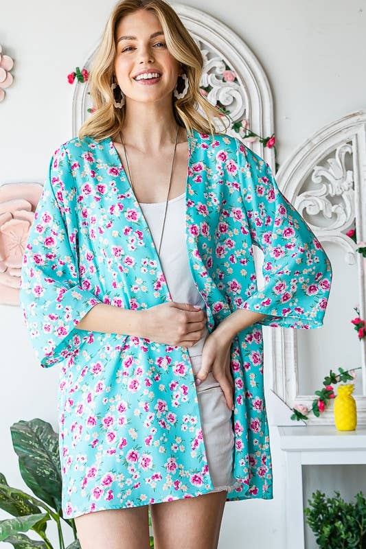 The Cassie Cardigan - Lt Blue
