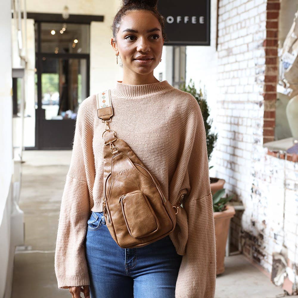 Best Seller! Hailey Crossbody Sling Bag - Sand