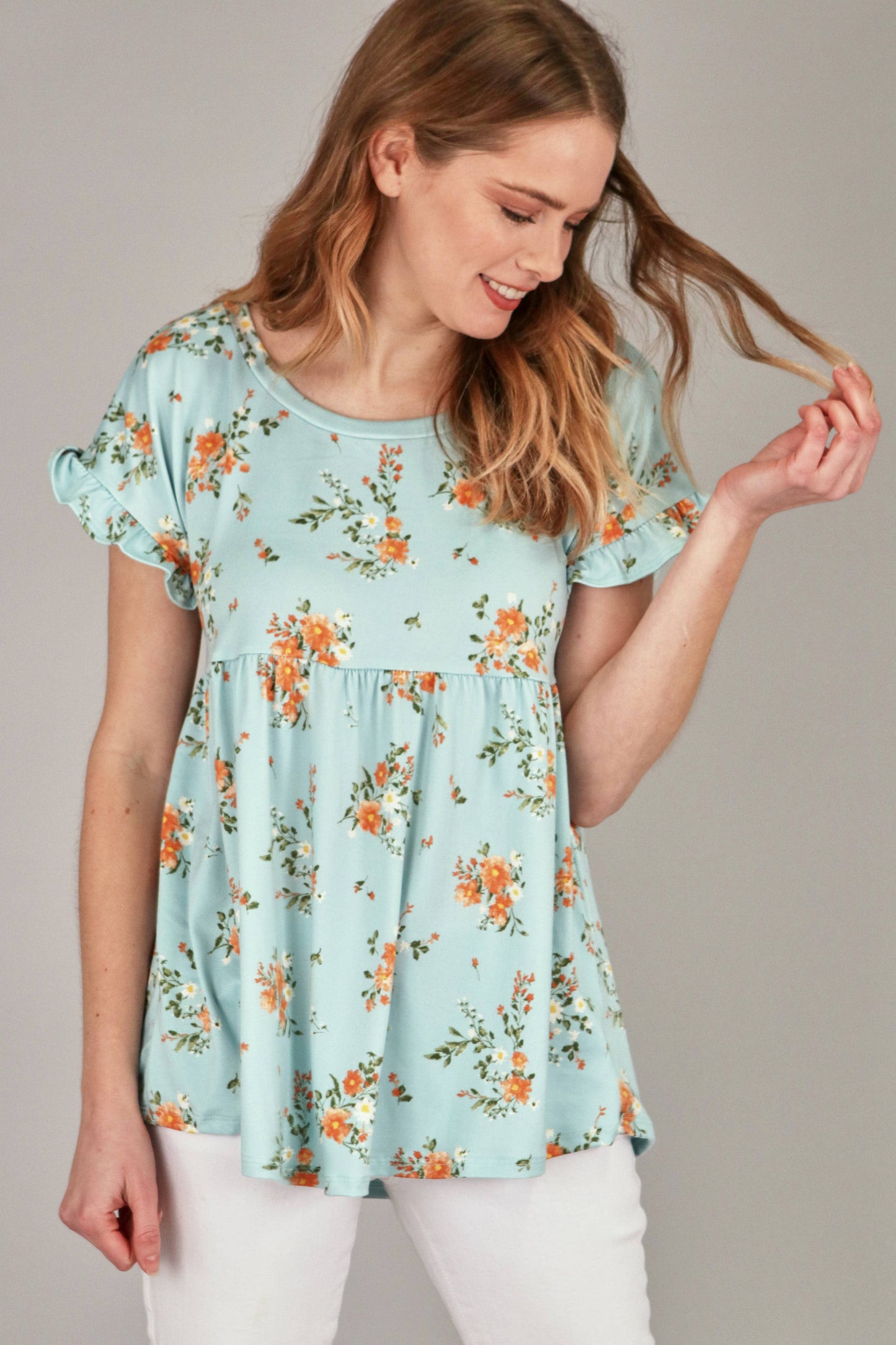 The Emma Top - Robins Egg