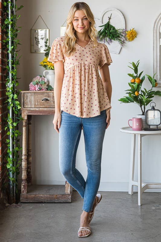 The Laura Top - Taupe