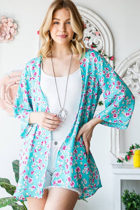 The Cassie Cardigan - Lt Blue