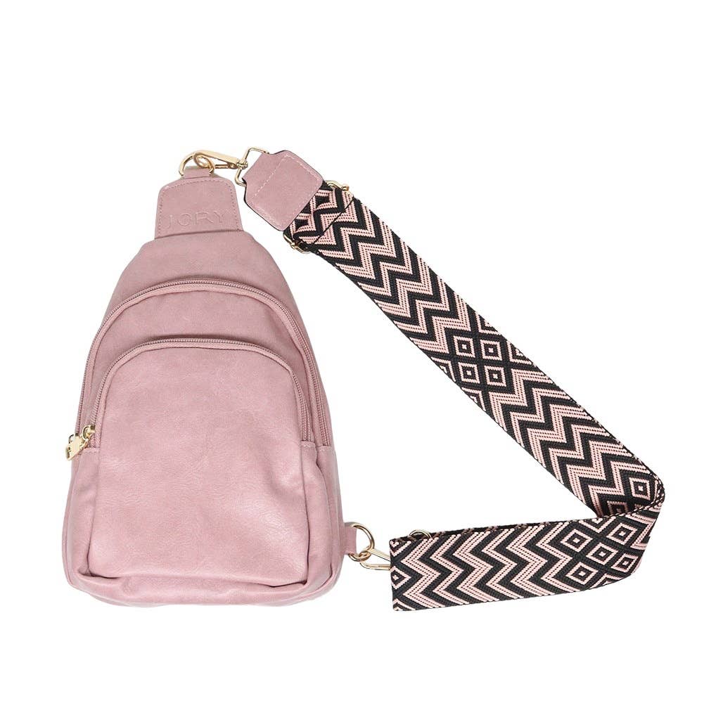 Rebeca Crossbody Sling Bag - Blush
