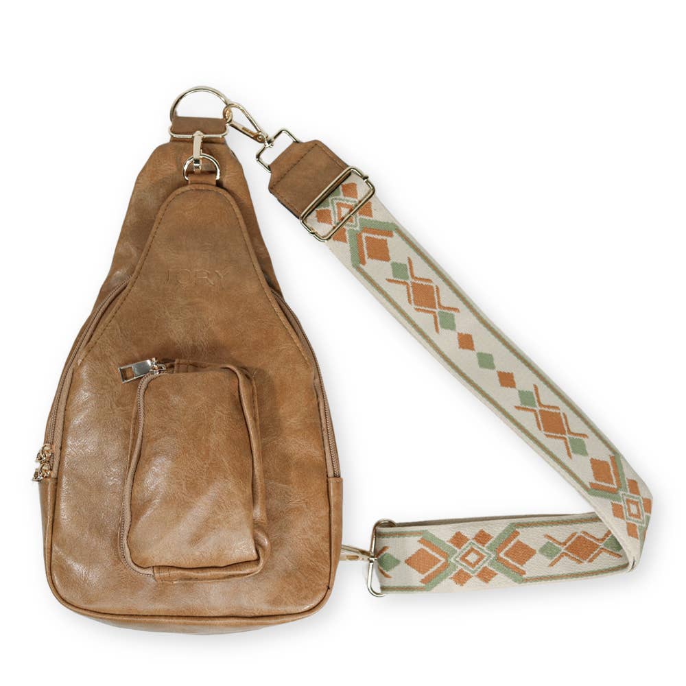Best Seller! Hailey Crossbody Sling Bag - Sand