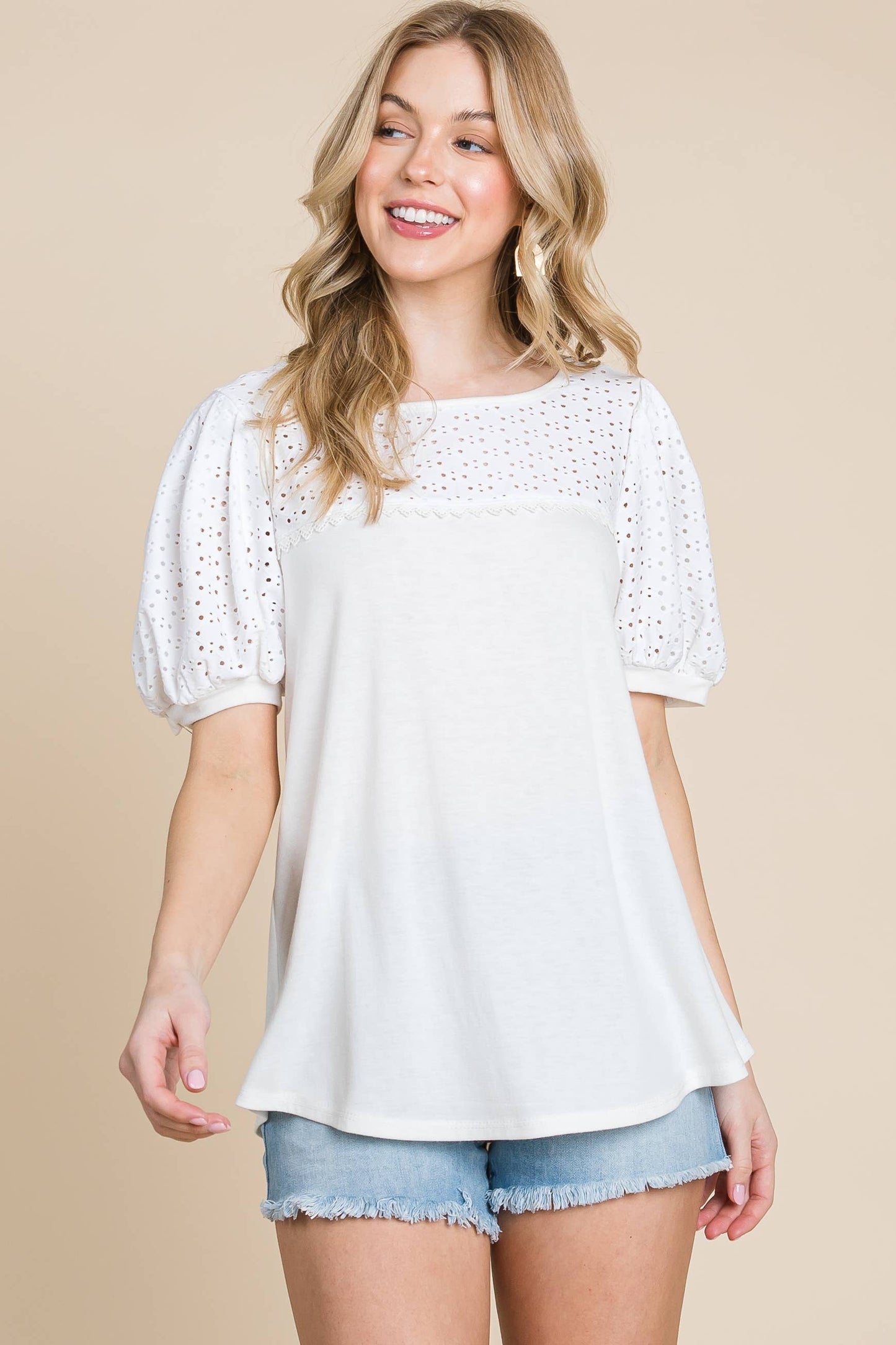 The Tamara Shirt - Ivory