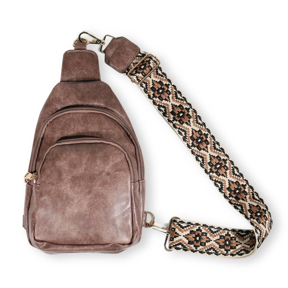 Rebeca Crossbody Sling Bag - Stone